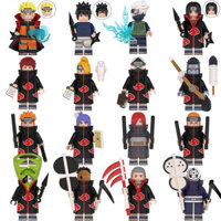 Naruto Nhỏ Minifigure Akatsuki Tương Thích Bên Thứ Ba Lắp Ráp Đồ Chơi Làng Lá Khối Xây Dựng Tomotomoto Anime Leyi EXKO