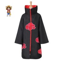 Naruto Quần áo Akatsuki khoác COS choàng Uchiha Itachi Payne gió Red Cloud Robe