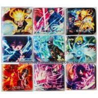 Naruto Ví Naruto Naruto Sasuke Kakashi Naruto Hàng Hóa Thế Hệ Thứ Tư Ví Đựng Tiền Xu PU