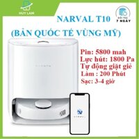 Narwal T10 Robot lau nhà hút bụi tự động giặt giẻ ( bản Quốc tế Vùng USA)