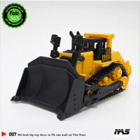 [NAS] Mô hình máy xúc 1/48, mô hình lắp ráp xe công trình, Mô hình máy cày.