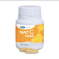 Nat C 1000mg cải thiện nám da, dưỡng da trắng sáng, làm chậm quá trình lão hóa.
