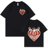 Natanael Cano Nata Montana Áo Amor Tumbado Vintage Áo Thun Nam Cotton Thoải Mái