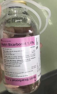 Natri bicarbonat kabi 1.4% 250ml ( Sodium bicarbonate) thùng 20 chai
