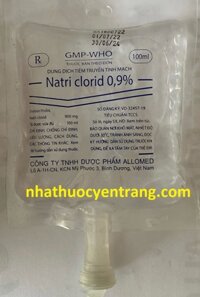 Natri Clorid 0.9% 100ml Allomed