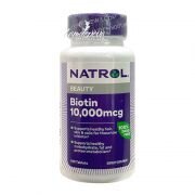 Natrol Biotin 10000 mcg của Mỹ -Thuốc mọc tóc, ngăn rụng tóc
