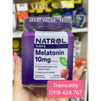 Natrol gummies kẹo giúp ngủ ngon melatonin 10mg 5mg