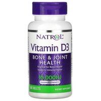 Natrol Vitamin D3 Bone & Joint Health Maximum Strength 10.000 IU 60 Tablets