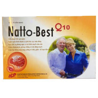 Natto - Best Q10 (viên nang cứng), hỗ trợ điều trị suy giảm trí nhớ, thiểu năng tuần hoàn não