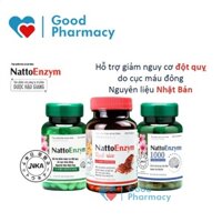 NattoEnzym - Giảm nguy cơ đột quỵ, tai biến, tắc mạch do cục máu đông, tim mạch, giảm cholesterol [Nattokinase DHG]