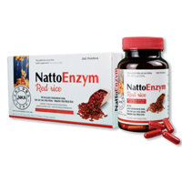 NattoEnzym Red rice (gạo đỏ) - Hỗ trợ giảm cholesterol, làm tan cục máu đông - Nguyên liệu Nhật Bản