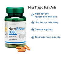 NattoEnzym1000 Hỗ trợ giảm nguy cơ hình thành huyết khối, giảm nguy cơ tắc nghẽn mạch máu