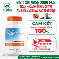 Nattokinase 2000 Fus – Thuốc Chống Đột Quỵ, Ngăn Ngừa Nhồi Máu Cơ Tim Của Mỹ, 100% Chính Hãng, Chuẩn Nội Địa Mỹ, Giá Tốt