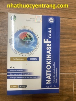 Nattokinase F - Hỗ trợ điều trị tai biến mạch máu não