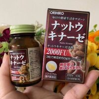 Nattokinase Orihiro Nhật Bản - Viên uống hỗ trợ phòng ngừa đột quỵ, tai biến mạch máu não và cải thiện triệu chứng