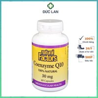 NATURAL FACTORS COENZYME Q10 30MG HỖ TRỢ ĐIỀU TRỊ CÁC BỆNH LÝ TIM MẠCH