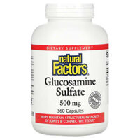 Natural Factors Glucosamine Sulfate 500 mg 360 Capsules