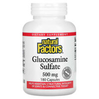 Natural Factors Glucosamine Sulfate 500 mg 180 Capsules