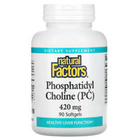 Natural Factors Phosphatidyl Choline (PC) 420 mg 90 Softgels