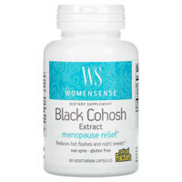 Natural Factors WomenSense Black Cohosh Extract Menopause Relief 90 Vegetarian Capsules