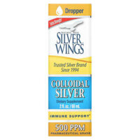 Natural Path Silver Wings Colloidal Silver 500 PPM 2 fl oz (60 ml)