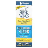 Natural Path Silver Wings Colloidal Silver 250 ppm 4 fl oz (120 ml)