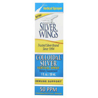 Natural Path Silver Wings Colloidal Silver Vertical Spray 50 PPM 1 fl oz (30 ml)