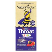 NaturaNectar Bee Hero Throat Kids Natural Propolis Spray Berry Blast 30 ml