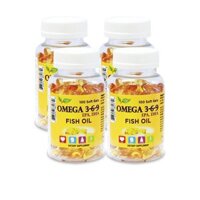 Nature Gift_Bộ 4 Hộp Omega 369(100viên/hộp) + 1 lọ yến bất kỳ (70ml)