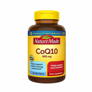 Nature made CoQ10 400mg - Viên uống chống oxy hóa, giúp tim khỏe mạnh, 60 viên
