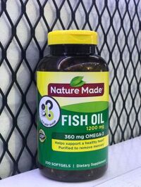 NATURE MADE FISH OIL 1200MG