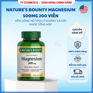 Nature Made High Potency Magnesium 400 mg 150 viên - Viên Uống Tăng Cường Cơ Bắp Và Giúp Xương Chắc Khỏe
