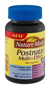 Nature Made ® Postnatal Multi DHA 200mg 60 viên
