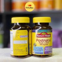 Nature Made  Postnatal Multi DHA 60 viên của Mỹ