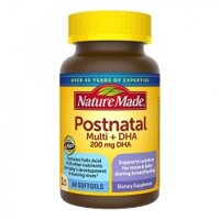 Nature Made Postnatal Multi DHA 200mg, Chai 60 viên