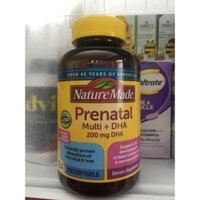 Nature Made Prenatal Multi + DHA - Vitamin Tổng Hợp Cho Bà Bầu Của Mỹ, 150 viên