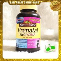 Nature Made Prenatal Multi + DHA - Vitamin Tổng Hợp Cho Bà Bầu Của Mỹ, 150 viên