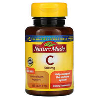 Nature Made Vitamin C with Rose Hips 500 mg 130 Caplets