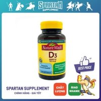 Nature Made Vitamin D3 2000iu, Viên Uống Bổ Sung D3 Tăng Cường Sức Khỏe Chính Hãng [Share Lẻ]