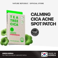 [Nature Republic] Green Derma Tea Tree Cica Relief Care Spot Patch 12mm x 24 10mm x 10