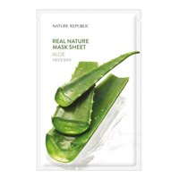 Nature Republic Mặt Nạ Giấy Nature Republic Chiết Xuất Nha Đam Tự Nhiên Real Nature Aloe Mask 23ml