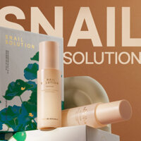 [Nature REPUBLIC] Snail Solution Skincare Bộ Kem nhũ tương mực đặc biệt để làm sáng da chống lão hóa