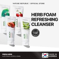 [Nature Republic] Sữa rửa mặt tạo bọt thảo mộc tươi 170ml
