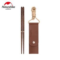 Naturehike 1 Đôi Đũa Gấp Gỗ Cho Du Lịch Cắm Trại Ngoài Trời Dã Ngoại Có Thể Gập Lại Đũa Có Thể Thu Vào Bộ Đồ Ăn