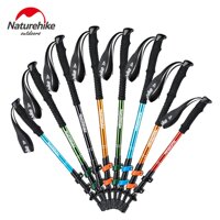 Naturehike Người Lớn Trẻ Em Alpenstocks Siêu Nhẹ Đi Rừng Gấp Cực Dạo Phố Đi Bộ Đường Dài Gậy Chụp Hình Cắm Trại Họ Alpenstocks NH17D001-Z