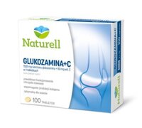 NATURELL GLUKOZAMINAC 100 TABLETEK USP ZDROWIE hỗ trợ sản xuất collagen. Dành cho người lớn.