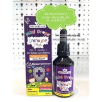 Natures Aid Mini Drops Immune Plus Zinc và Vitamin C - HÀNG UK