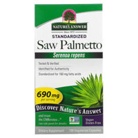 Nature’s Answer Saw Palmetto Standardized 690 mg 120 Vegetarian Capsules