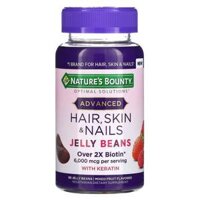 Nature’s Bounty Advanced Hair Skin & Nails Mixed Fruit 3,000 mcg 80 Jelly Beans