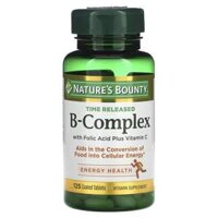 Nature’s Bounty B-Complex Time Released 125 Coated Tablets
